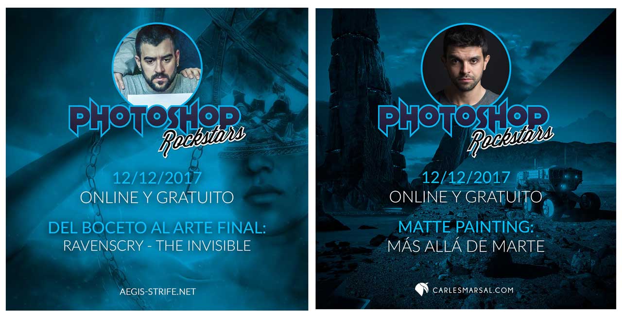 Evento online gratuito #PhotoshopRockstars EN DIFERIDO