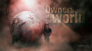 Lee más sobre el artículo Wallpaper owner of the world (crea una bola del mundo con Photoshop)