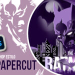 Póster estilo papercut (the Batman) con Photoshop