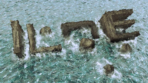 Lee más sobre el artículo Tutorial cinema4d-Textura océano y texto de roca