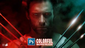 Lee más sobre el artículo Iluminación de colores realista wallpaper Wolverine // tutorial Photoshop by @ildefonsosegura